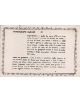 FICHARIO ANTIGO DE RECEITAS 027 E 028