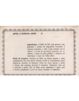 FICHARIO ANTIGO DE RECEITAS 029 E 030