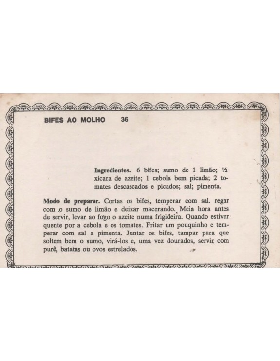 FICHARIO ANTIGO DE RECEITAS 035 E 036