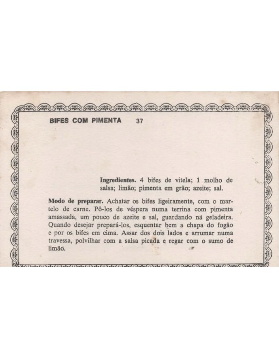 FICHARIO ANTIGO DE RECEITAS 037 E 038
