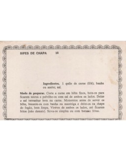 FICHARIO ANTIGO DE RECEITAS 037 E 038
