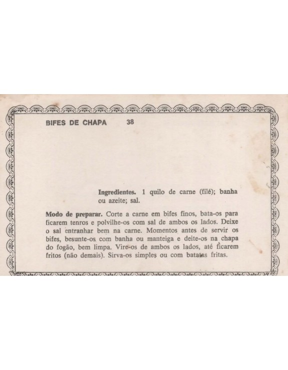 FICHARIO ANTIGO DE RECEITAS 037 E 038