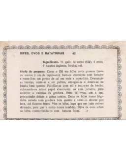 FICHARIO ANTIGO DE RECEITAS 041 E 042