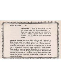 FICHARIO ANTIGO DE RECEITAS 043 E 044
