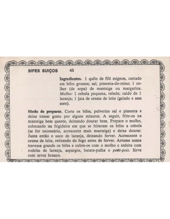 FICHARIO ANTIGO DE RECEITAS 043 E 044