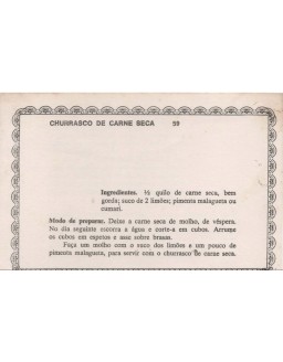 FICHARIO ANTIGO DE RECEITAS 059 E 060