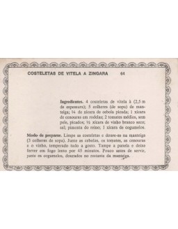 FICHARIO ANTIGO DE RECEITAS 063 E 064