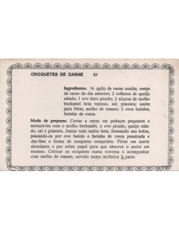 FICHARIO ANTIGO DE RECEITAS 067 E 68