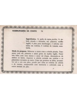 FICHARIO ANTIGO DE RECEITAS 073 E 074