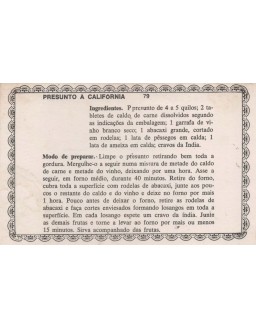 FICHARIO ANTIGO DE RECEITAS 079 E 080