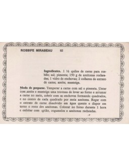 FICHARIO ANTIGO DE RECEITAS 081 E 082