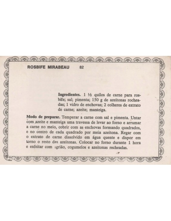 FICHARIO ANTIGO DE RECEITAS 081 E 082