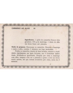 FICHARIO ANTIGO DE RECEITAS 097 E 98 