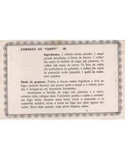 FICHARIO ANTIGO DE RECEITAS 099 E 100