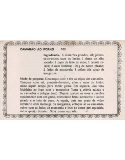 FICHARIO ANTIGO DE RECEITAS 099 E 100