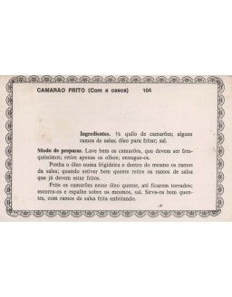 FICHARIO ANTIGO DE RECEITAS 103 E 104