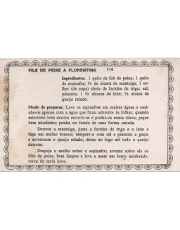 FICHARIO ANTIGO DE RECEITAS 113 E 114