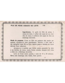 FICHARIO ANTIGO DE RECEITAS 115 E 116