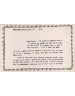 FICHARIO ANTIGO DE RECEITAS 119 E 120