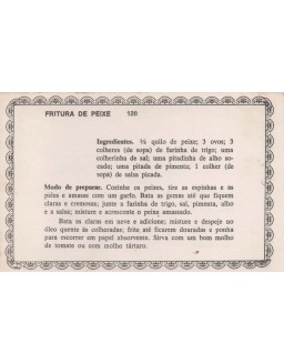 FICHARIO ANTIGO DE RECEITAS 119 E 120