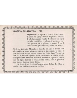 FICHARIO ANTIGO DE RECEITAS 123 E 124