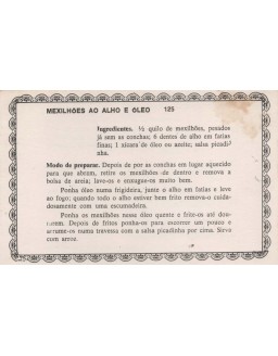 FICHARIO ANTIGO DE RECEITAS 125 E 126