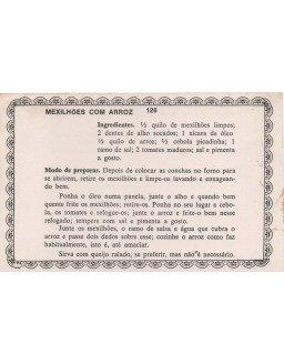 FICHARIO ANTIGO DE RECEITAS 125 E 126