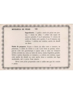 FICHARIO ANTIGO DE RECEITAS 127 E 128