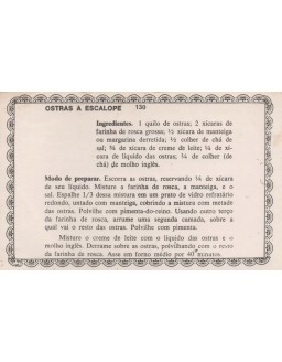 FICHARIO ANTIGO DE RECEITAS 129 E 130