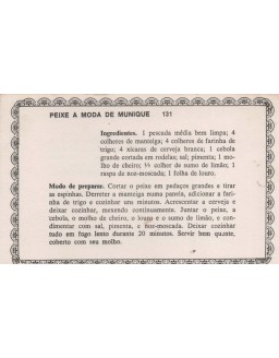 FICHARIO ANTIGO DE RECEITAS 131 E 132