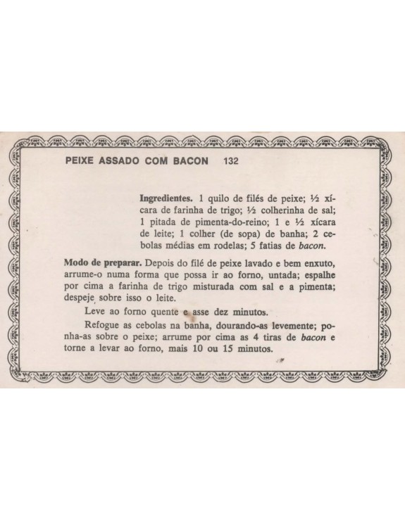 FICHARIO ANTIGO DE RECEITAS 131 E 132