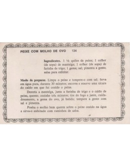 FICHARIO ANTIGO DE RECEITAS 133 E 134