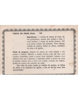 FICHARIO ANTIGO DE RECEITAS 155 E 156