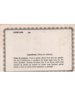 FICHARIO ANTIGO DE RECEITAS 159 E 160