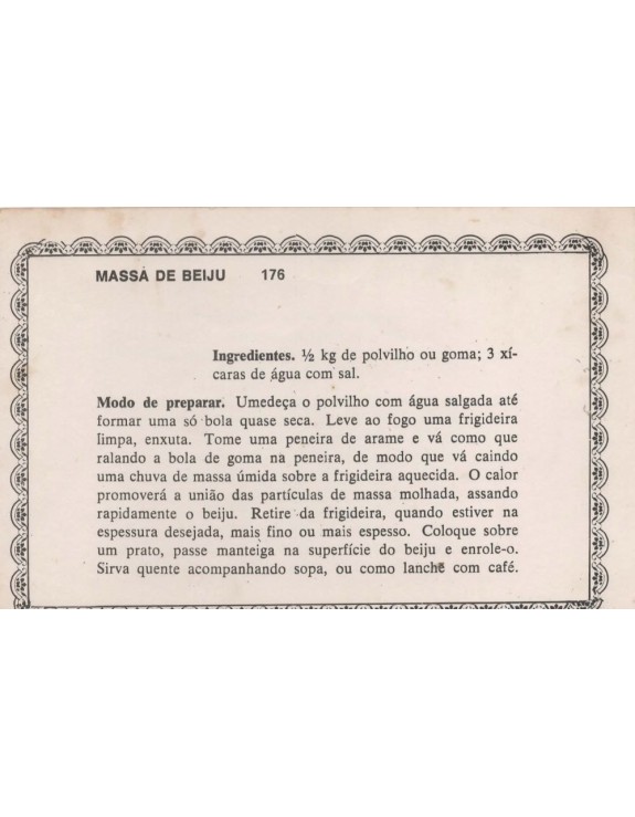 FICHARIO ANTIGO DE RECEITAS 175 E 176