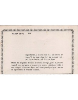 FICHARIO ANTIGO DE RECEITAS 177 E 178
