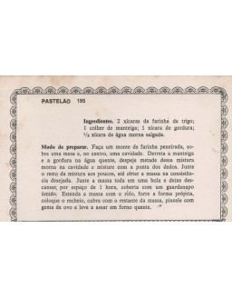 FICHARIO ANTIGO DE RECEITAS 195 E 196
