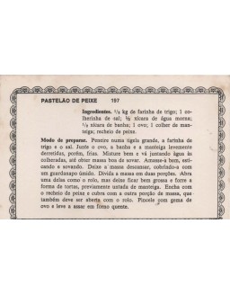 FICHARIO ANTIGO DE RECEITAS 197 E 198
