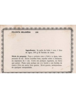 FICHARIO ANTIGO DE RECEITAS 205 E 206