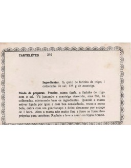 FICHARIO ANTIGO DE RECEITAS 209 E 210