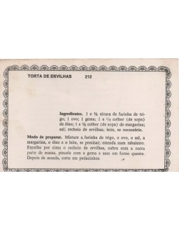 FICHARIO ANTIGO DE RECEITAS 211 E 212 