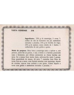 FICHARIO ANTIGO DE RECEITAS 217 E 218