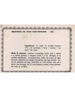 FICHARIO ANTIGO DE RECEITAS 227 E 228