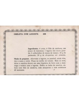 FICHARIO ANTIGO DE RECEITAS 235 E 236