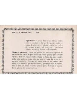 FICHARIO ANTIGO DE RECEITAS 243 E 244