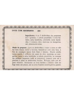 FICHARIO ANTIGO DE RECEITAS 253 E 254