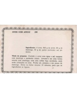 FICHARIO ANTIGO DE RECEITAS 255 E 256