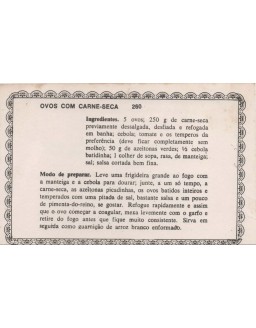 FICHARIO ANTIGO DE RECEITAS 259 E 260