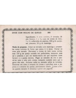 FICHARIO ANTIGO DE RECEITAS 265 E 266