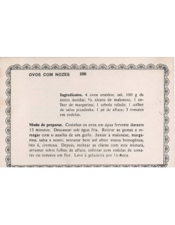 FICHARIO ANTIGO DE RECEITAS 265 E 266
